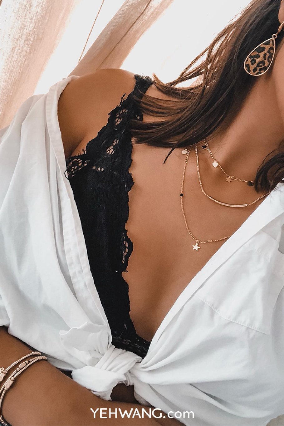 Necklace Famous Star Couleur or Plaqué or Image3